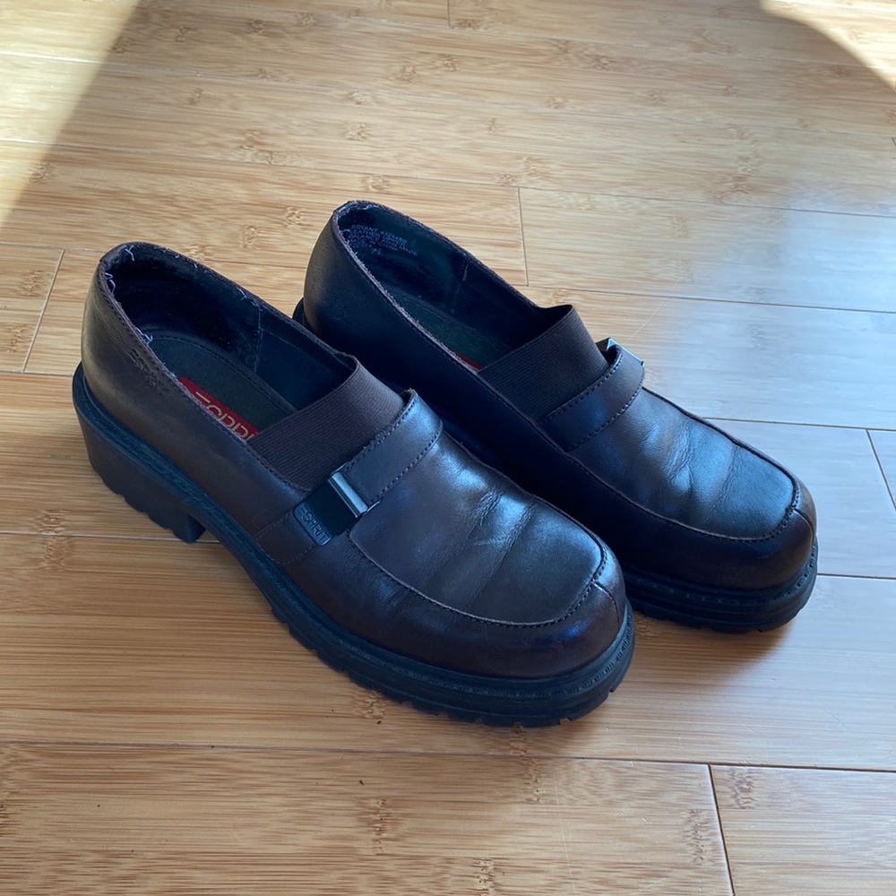 Esprit Leather Loafers. Size 7.5
